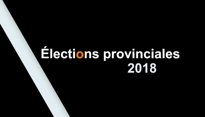 elections provinciales 2018